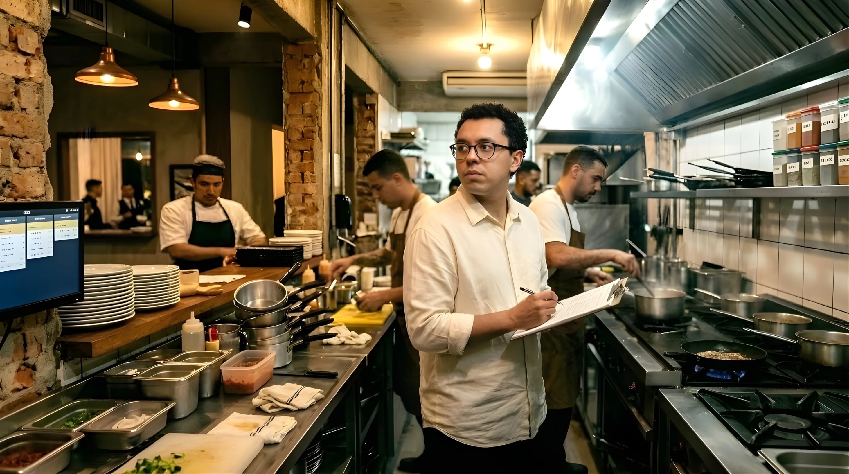 Ambiente de operação gastronômica